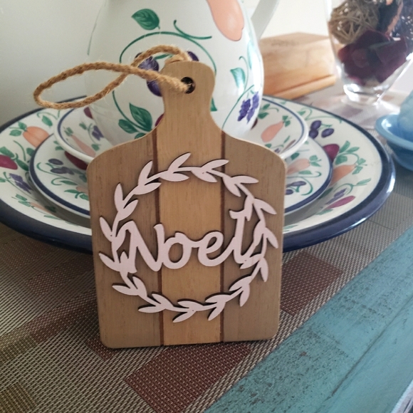 "Noel" Wooden board Decor Decoration Farm Charm - Picture 1 of 2